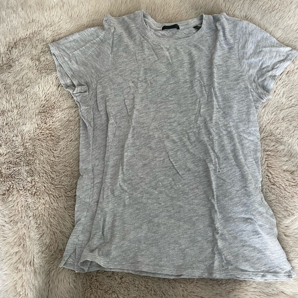 ATM M Crew Neck Tee - Heather Grey
